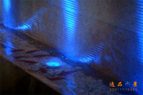 大堂水幕墙流水景观可养鱼|北京水幕墙案例