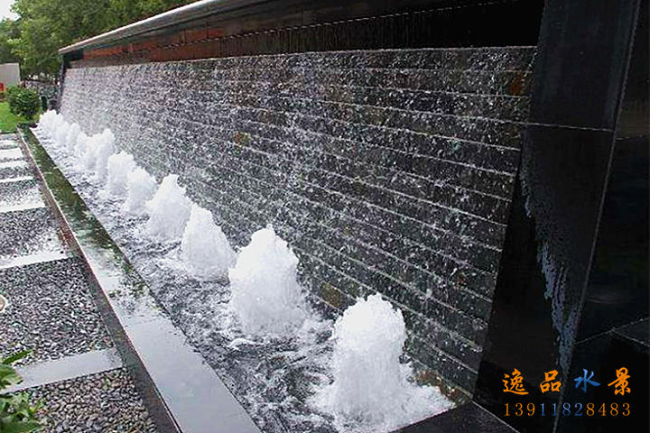 庭院石材水景墙瀑布喷泉|庭院水景公司