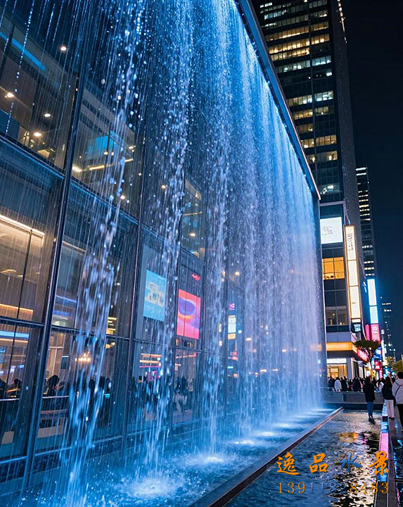 水幕墙核心设计原理|力学与流体美学的完美融合